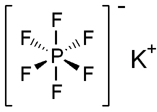 <span class="mw-page-title-main">Potassium hexafluorophosphate</span> Chemical compound