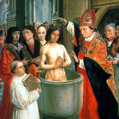 File:Saint Remigius baptizes Clovis I (Detail).jpg