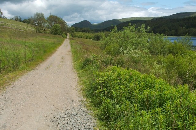 The West Highland Way at Craigallian Loch - geograph.org.uk - 2496979