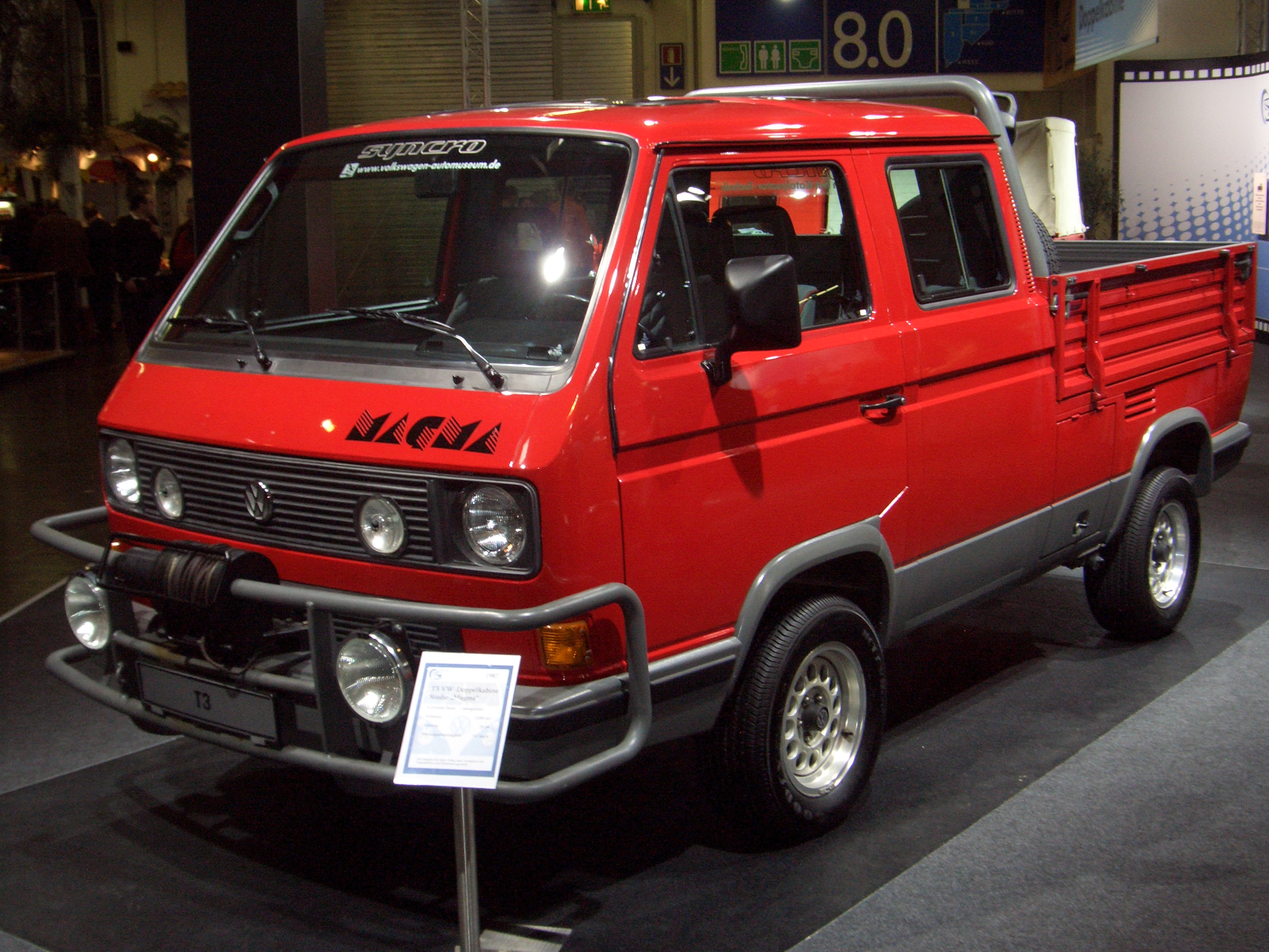 afstuderen vliegtuig Hiel File:VW T3 Syncro DoKa Pritsche Concept MAGMA 1987 frontleft 2008-03-28  A.jpg - Wikimedia Commons