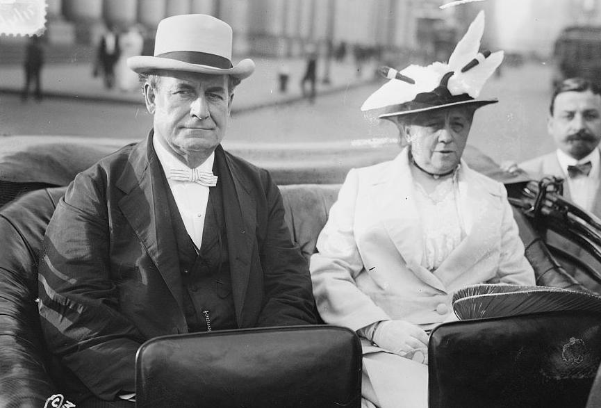 William Jennings Bryan und seine Ehefrau 1915