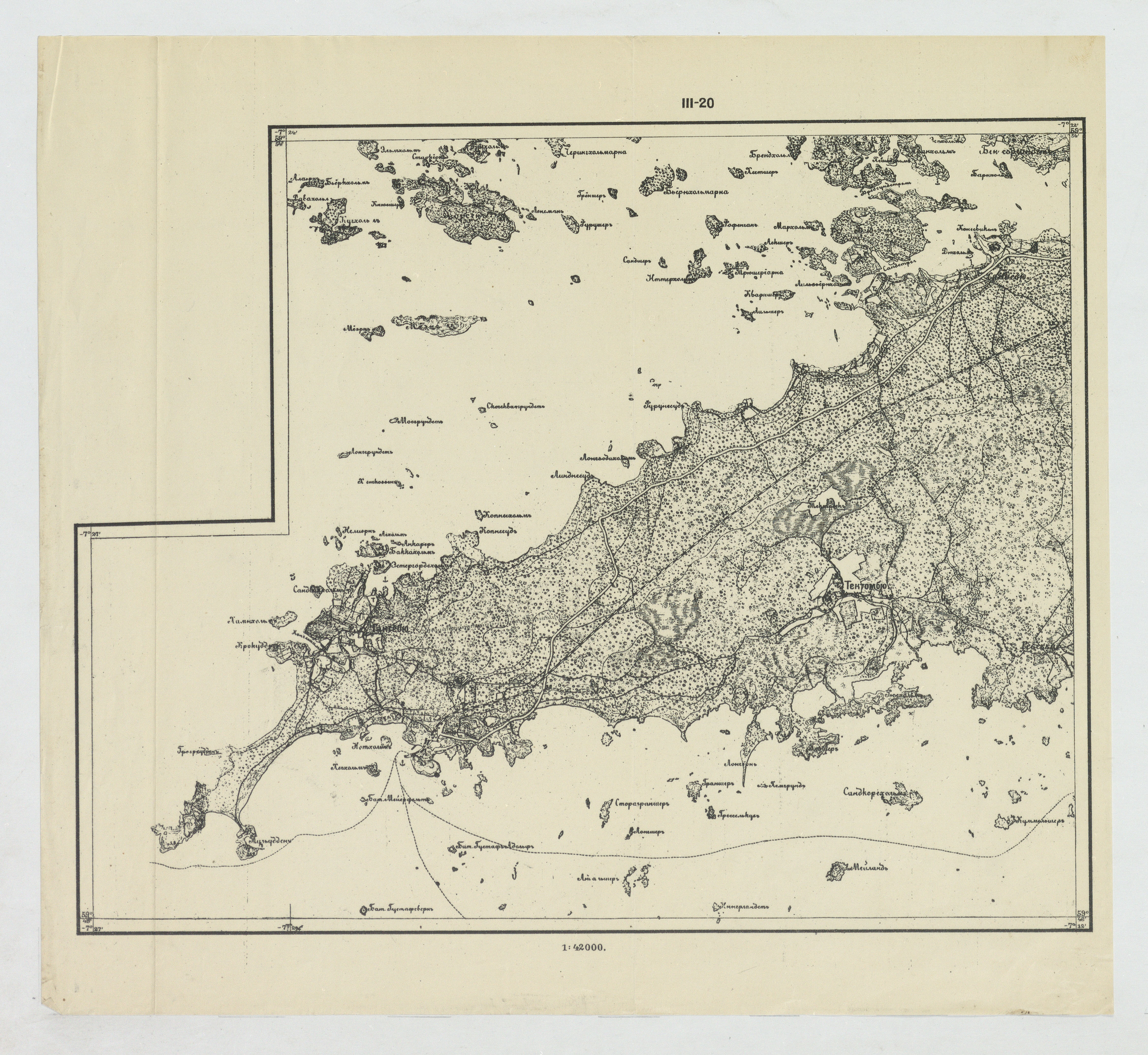 topograafinen kartta File:39298274 Topografinen kartta, vuosi tuntematon, mv, III20. 