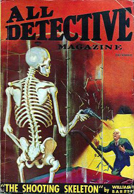 Barrett wrote many mystery stories for [[pulp magazines