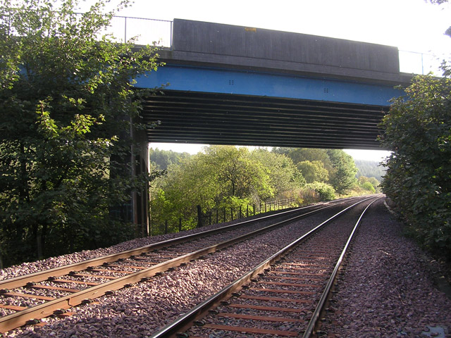 File:Bridge over Railway near Cumbernauld - geograph.org.uk - 251088.jpg