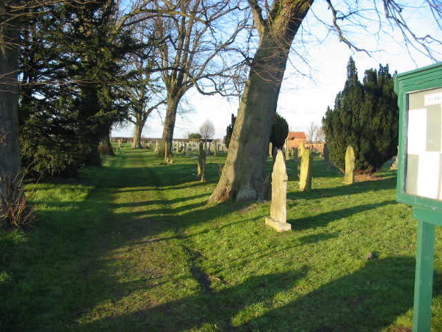 File:Cemetery near to Sutton-on-the-Forest - geograph.org.uk - 330742.jpg