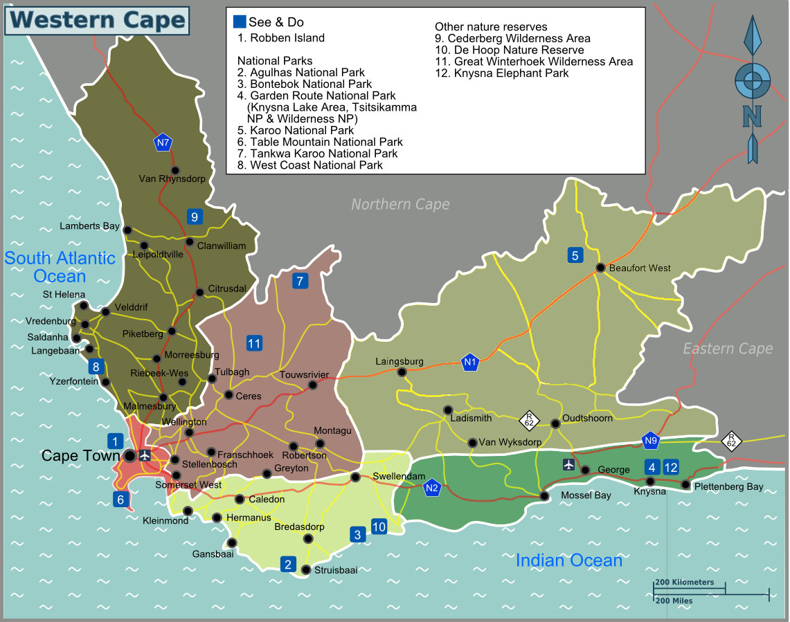 Western Cape is the third most populated province with 11.9% of