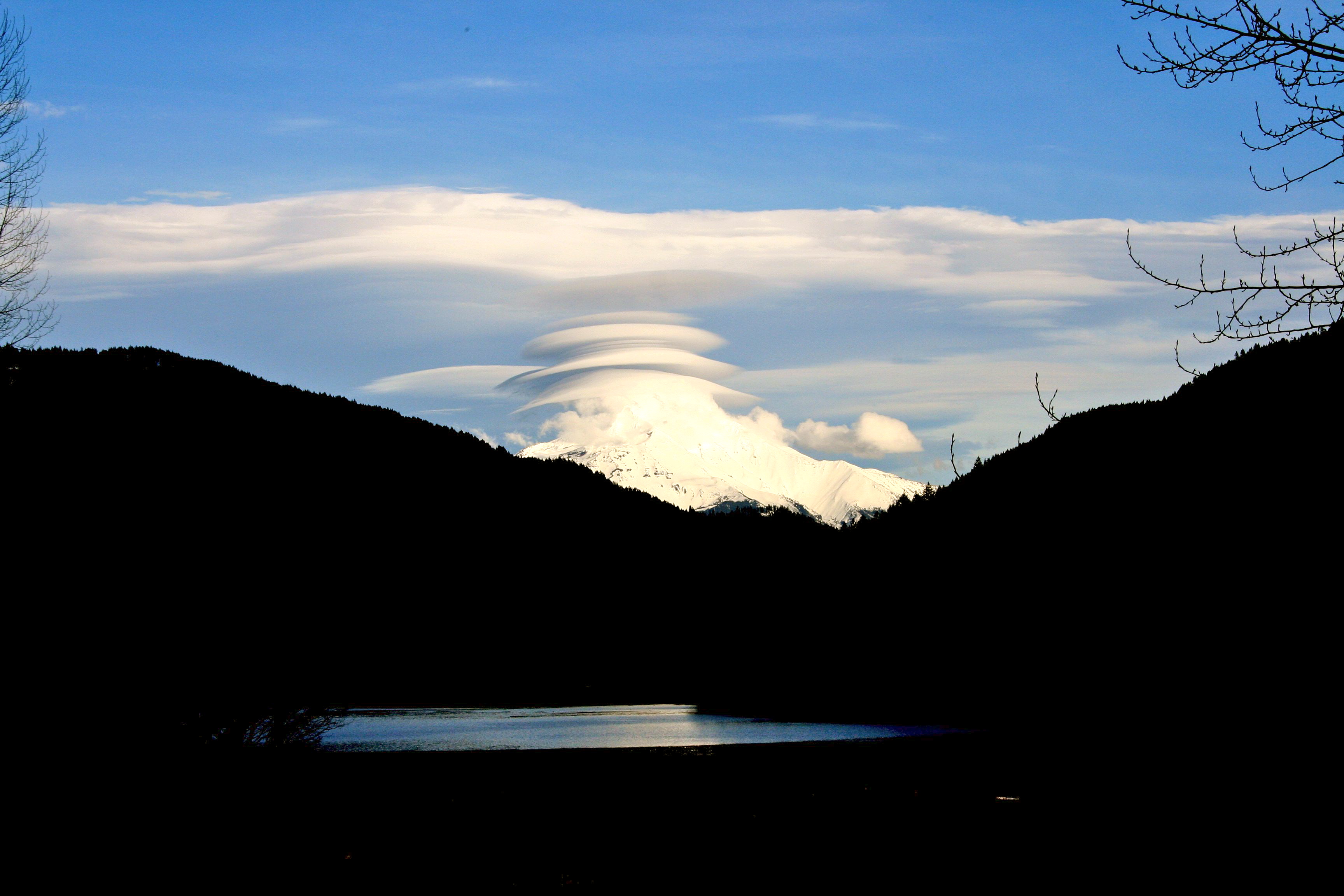 Stacked Lenticular clouds