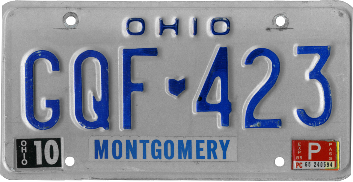 2018 ohio license plate sticker