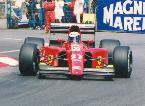 Alain Prost im Ferrari #27 beim GP von Monaco 1991