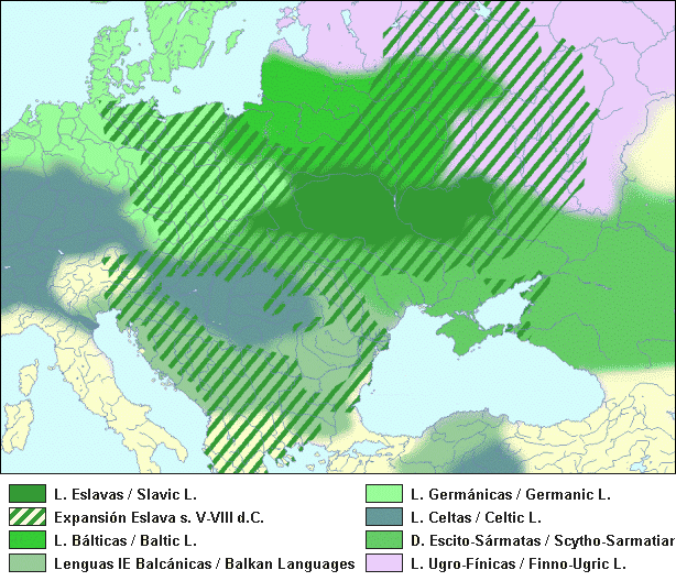Slawische Expansion in Europa
