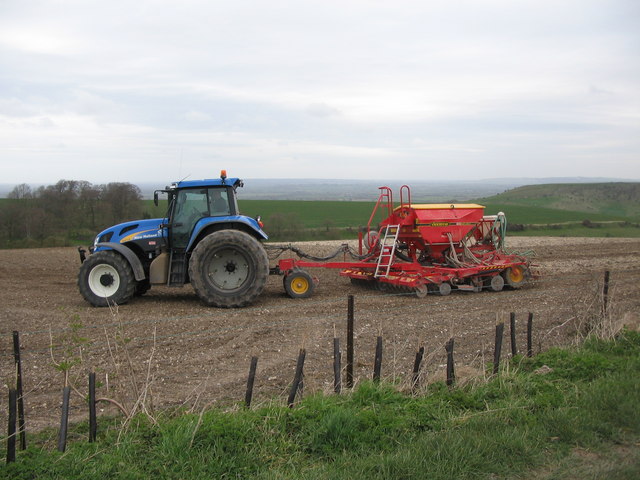 File:Spring sowing - geograph.org.uk - 367747.jpg