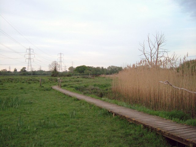 Test Way boardwalk. Ruddy Mead. - geograph.org.uk - 417154