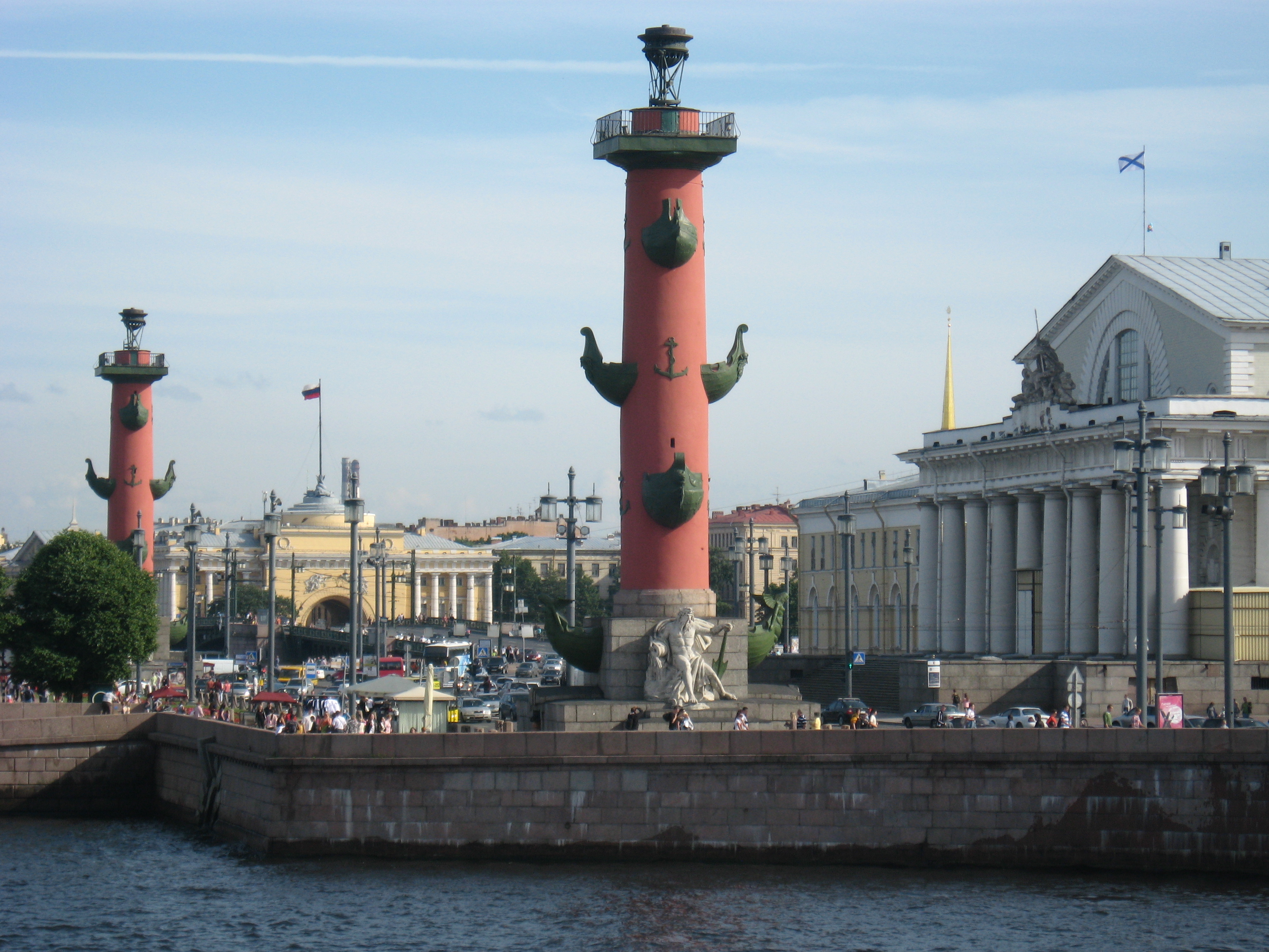 ростральные колонны в санкт петербурге