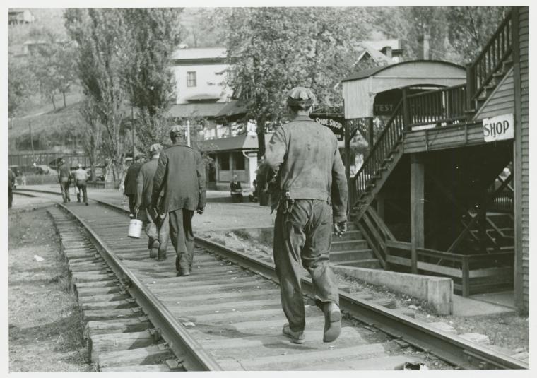 File:Coal miners going home from work, Omar, W. Va., Sept. 1938. (3110572114).jpg