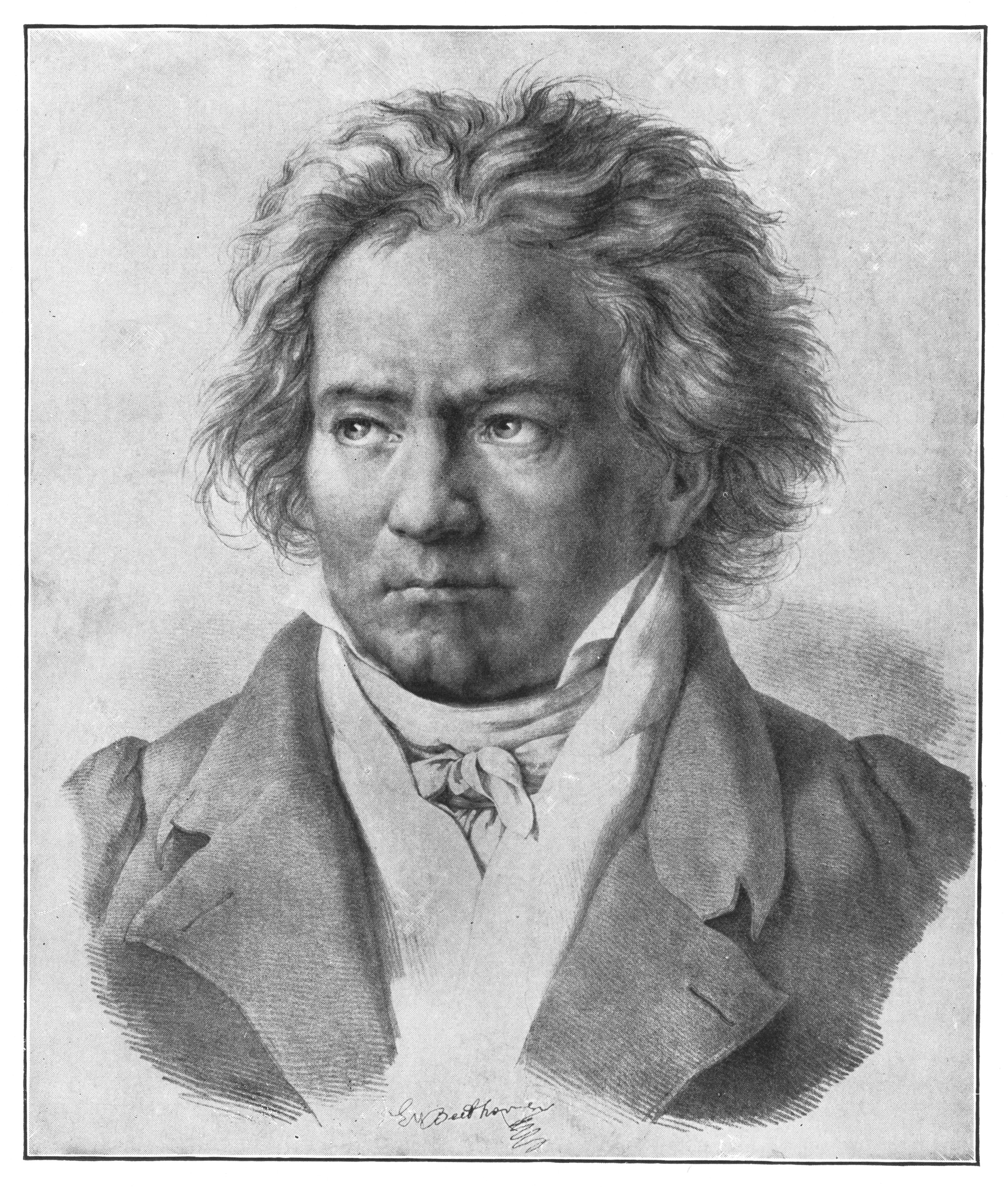 Жизнь известных композиторов. Бетховен портрет композитора.