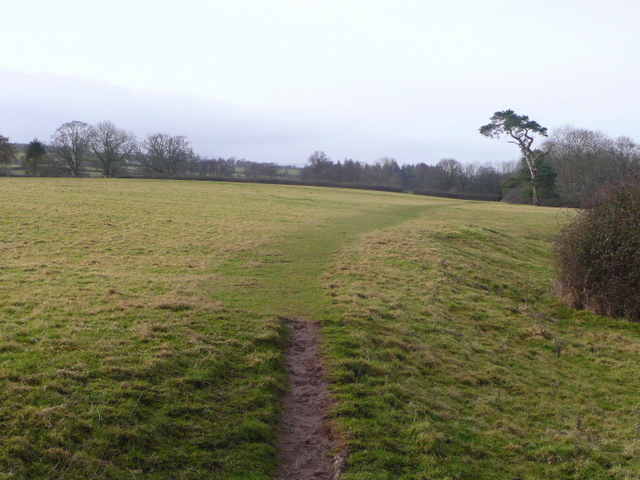 Footpath west from Llangasty Tal-y-llyn - geograph.org.uk - 1128098