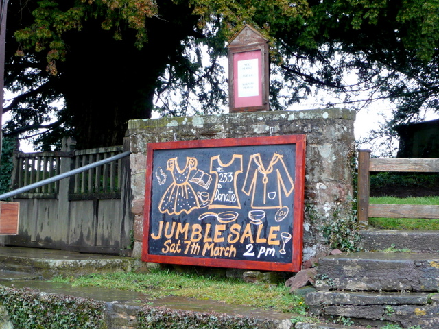 File:Jumble Sale sign - geograph.org.uk - 1187762.jpg