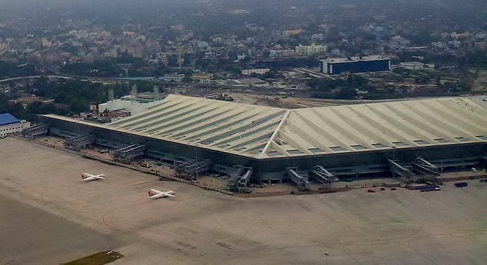 File:Kolkata Airport new integrated terminal skyview.jpg