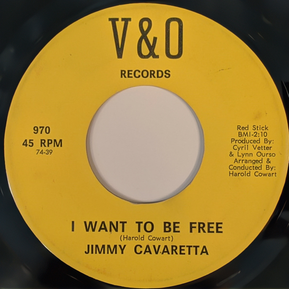 File:Label for "I Want to Be Free" SP.jpg