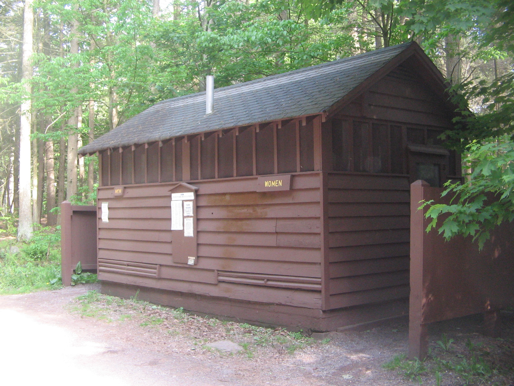 File Ricketts Glen State Park Latrine Jpg Wikimedia Commons