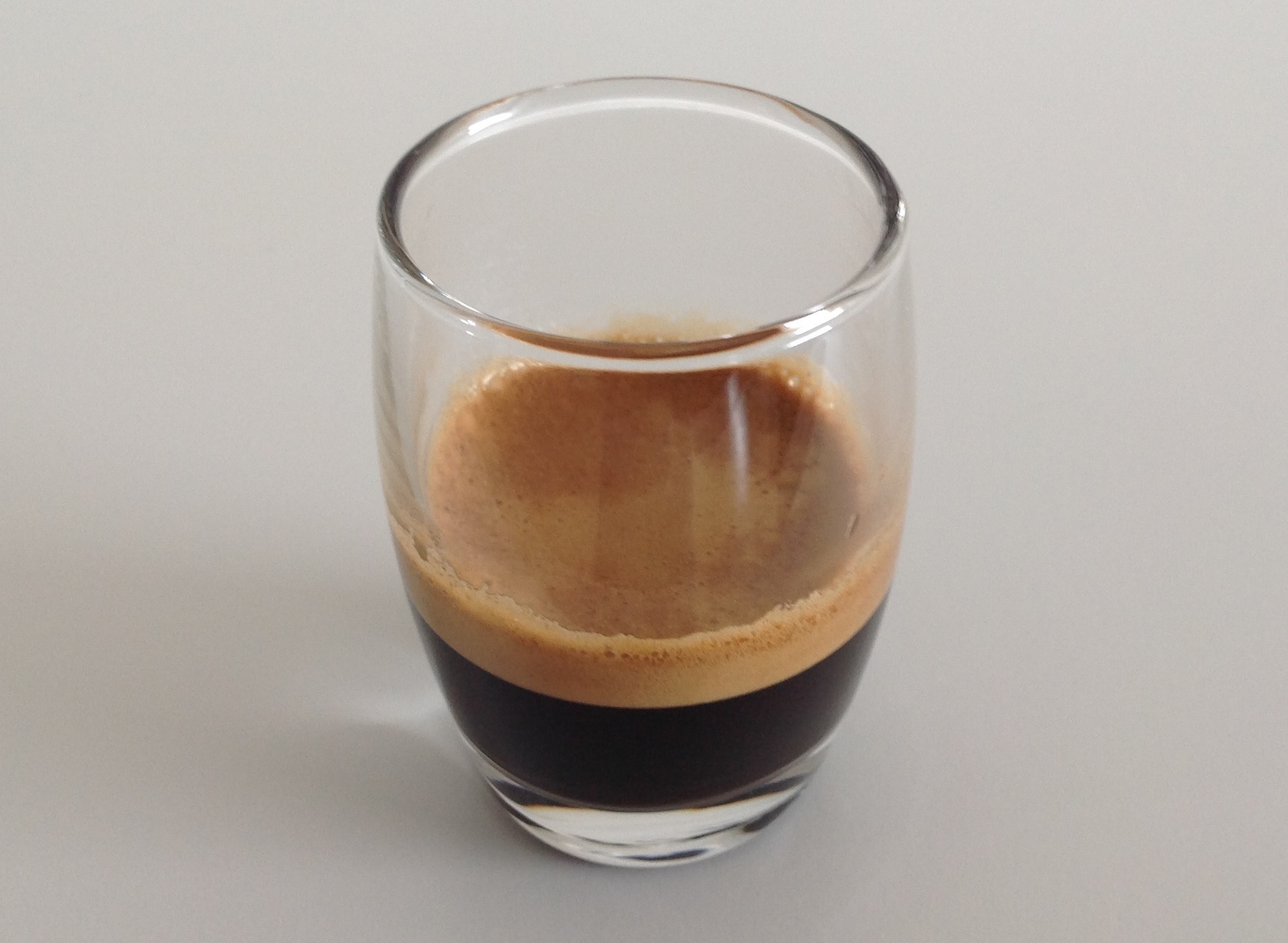 Ristretto in a glass