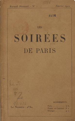 <span class="mw-page-title-main">Les Soirées de Paris</span>