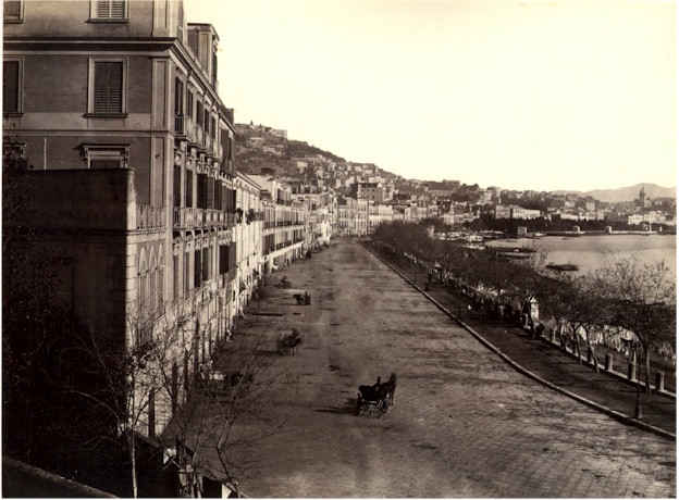 File:Sommer, Giorgio (1834-1914) - Napoli - Riviera di Chiaja.jpg