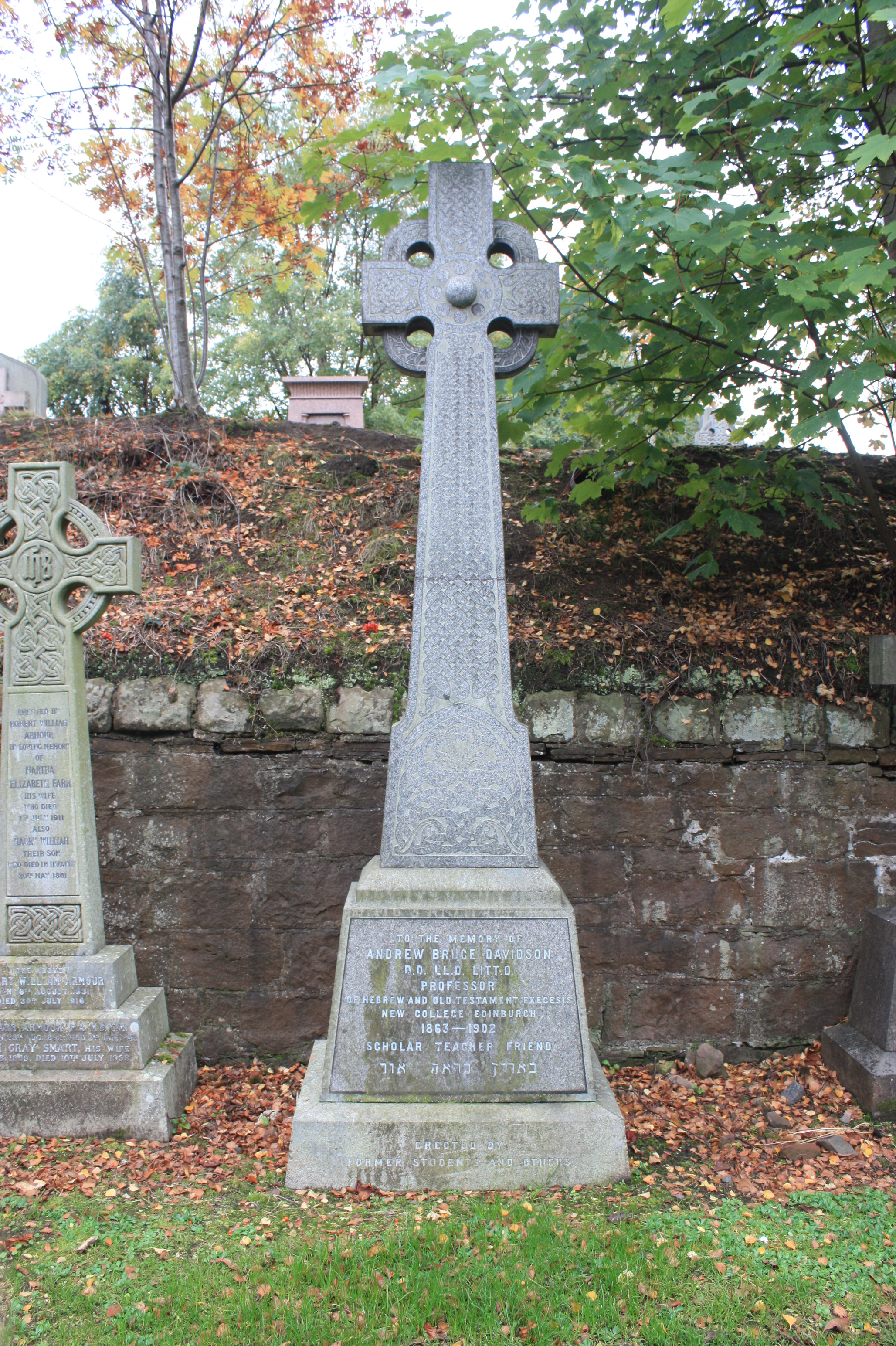 The grave of Andrew Bruce Davidson, Grange Cemetery, Edinburgh