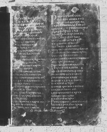 <span class="mw-page-title-main">Codex Sangermanensis</span> New Testament manuscript