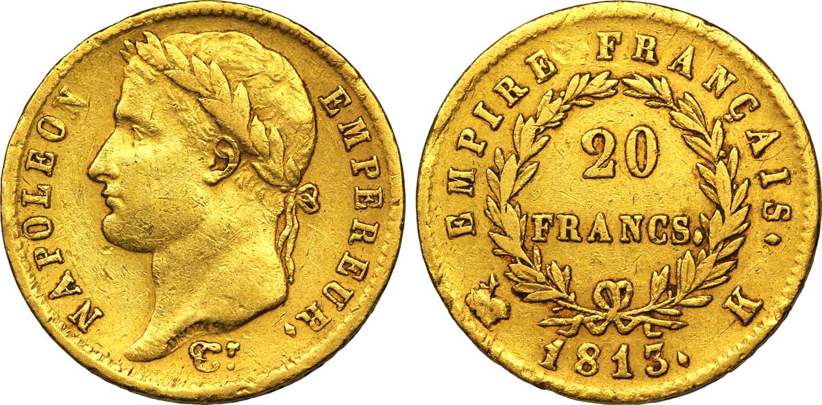 Tube pour 60 pièces de 20 francs or (Napoléon, Union Latine, Croix