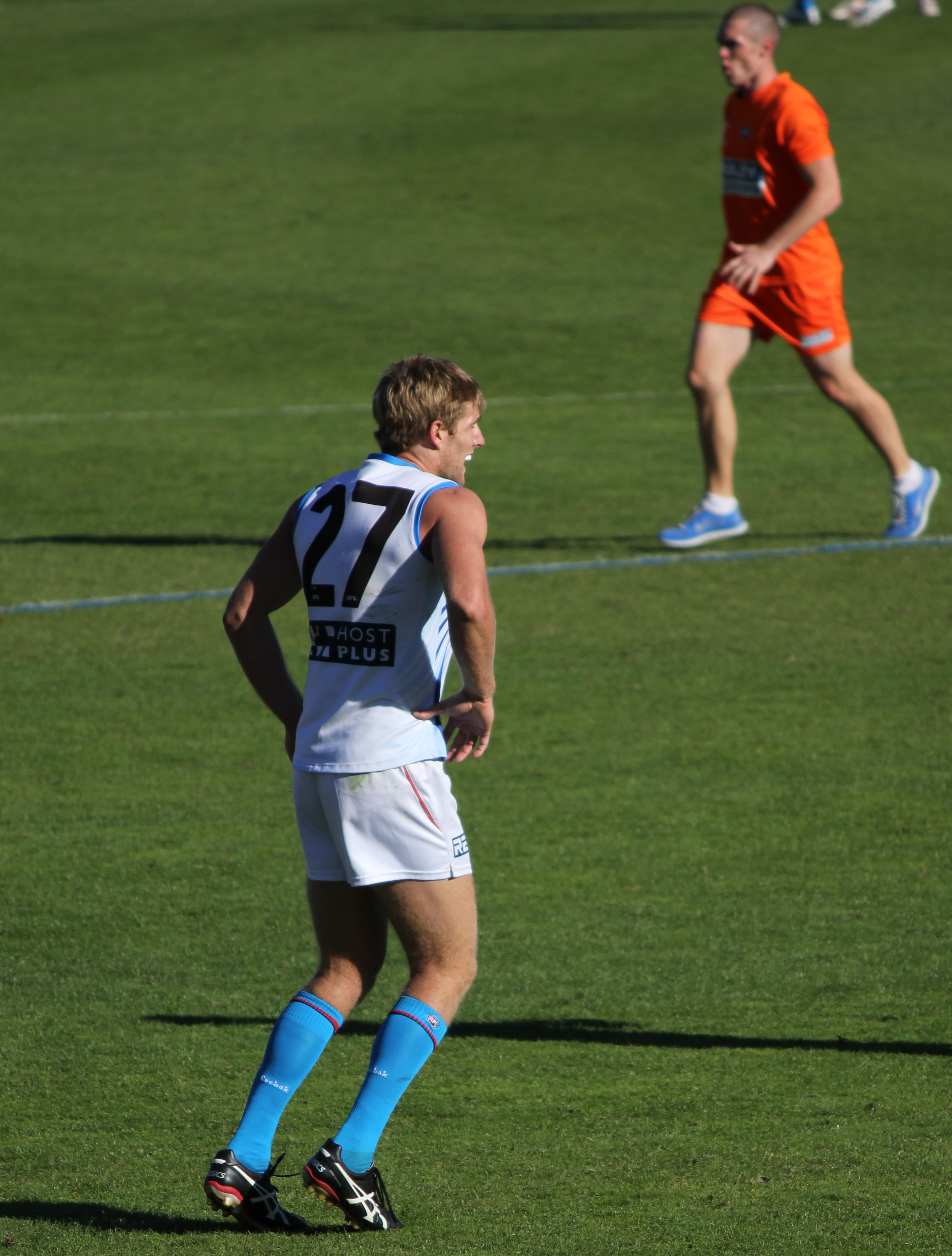 Coad playing for {{AFL GC}} in 2012