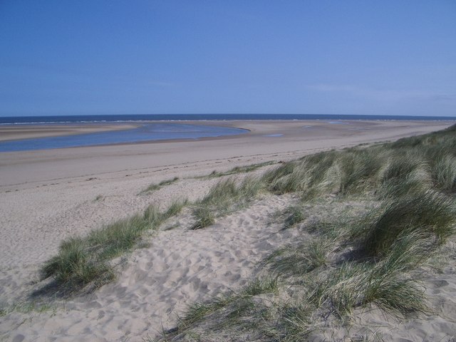 Burnham Harbour from the Dunes looking North-east - geograph.org.uk - 427855