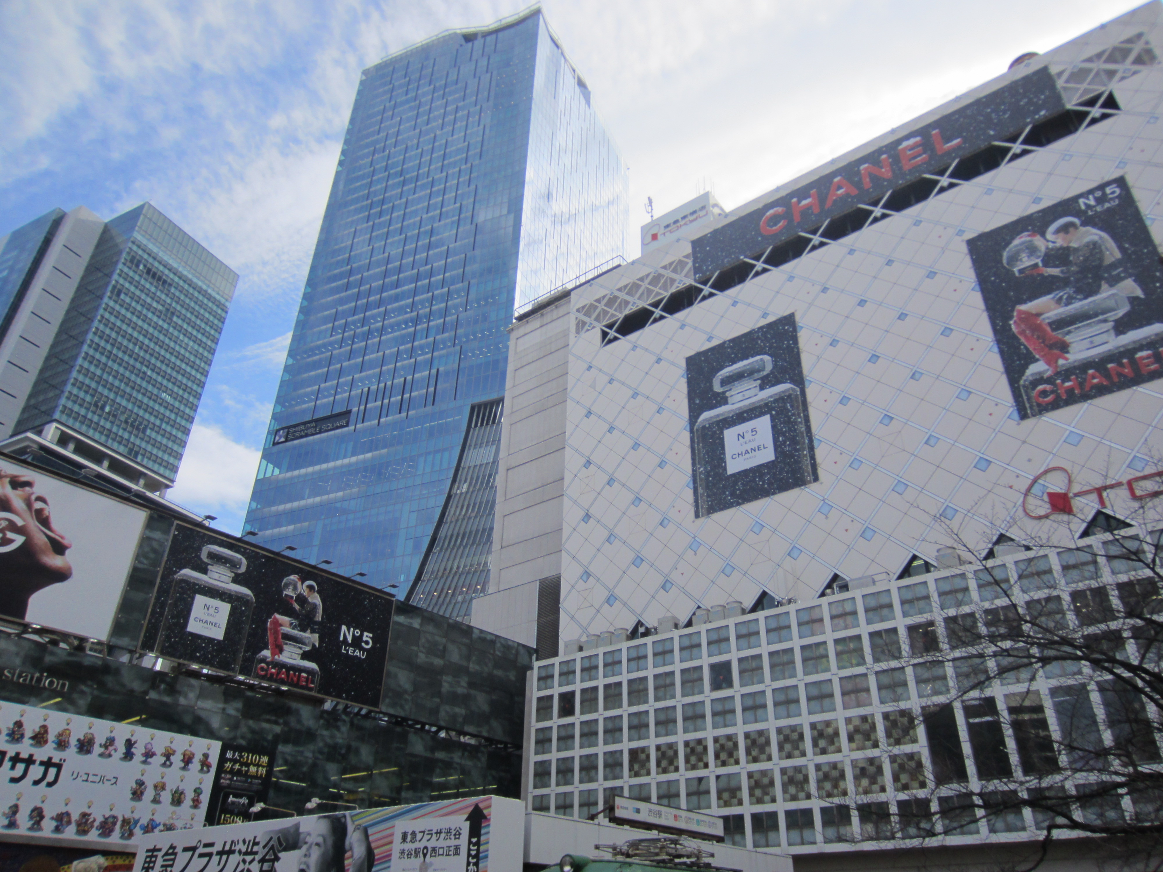 File:Chanel  billboards in Shibuya Crossing in Tokyo, 2019  -  Wikimedia Commons