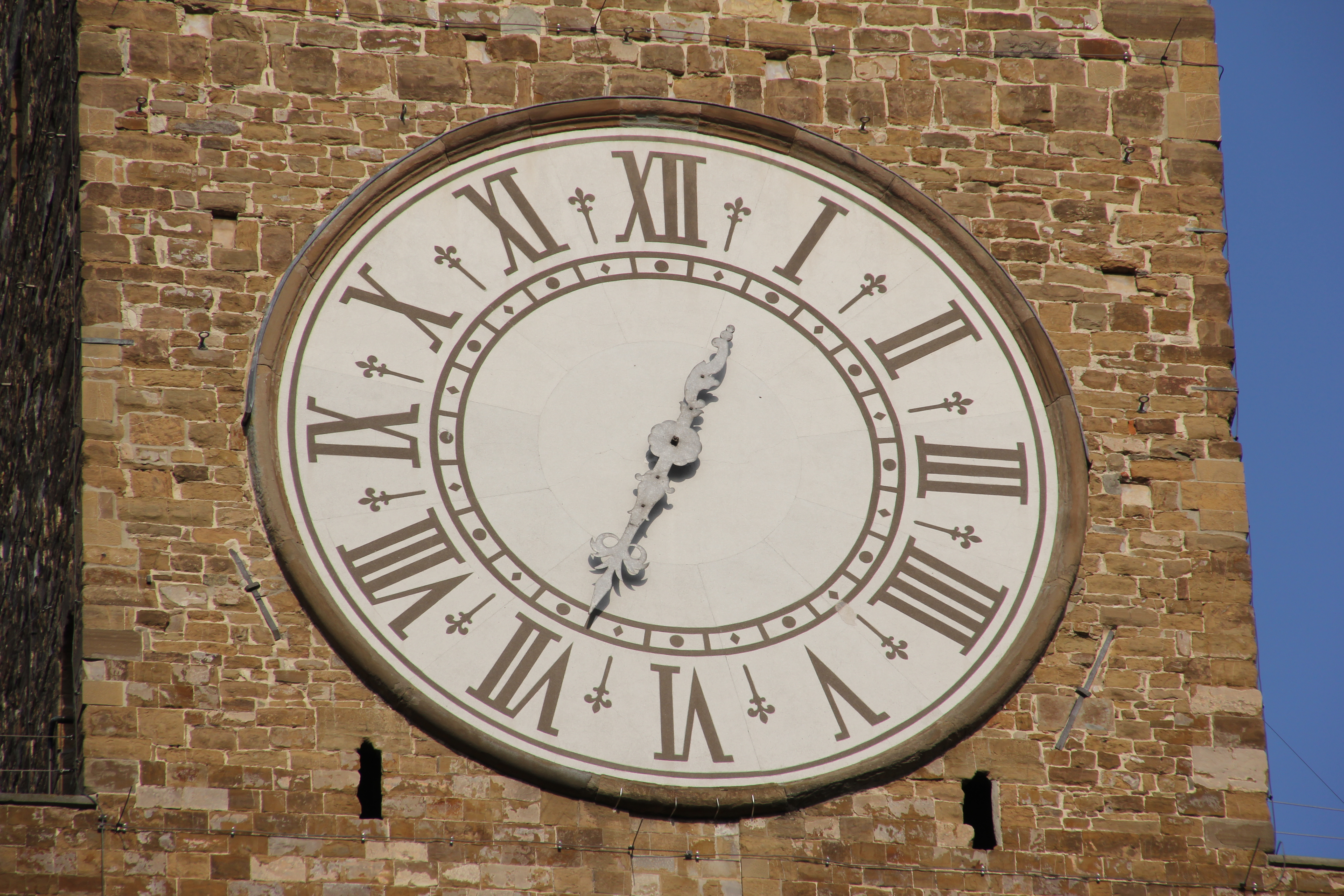 Италия часы время
