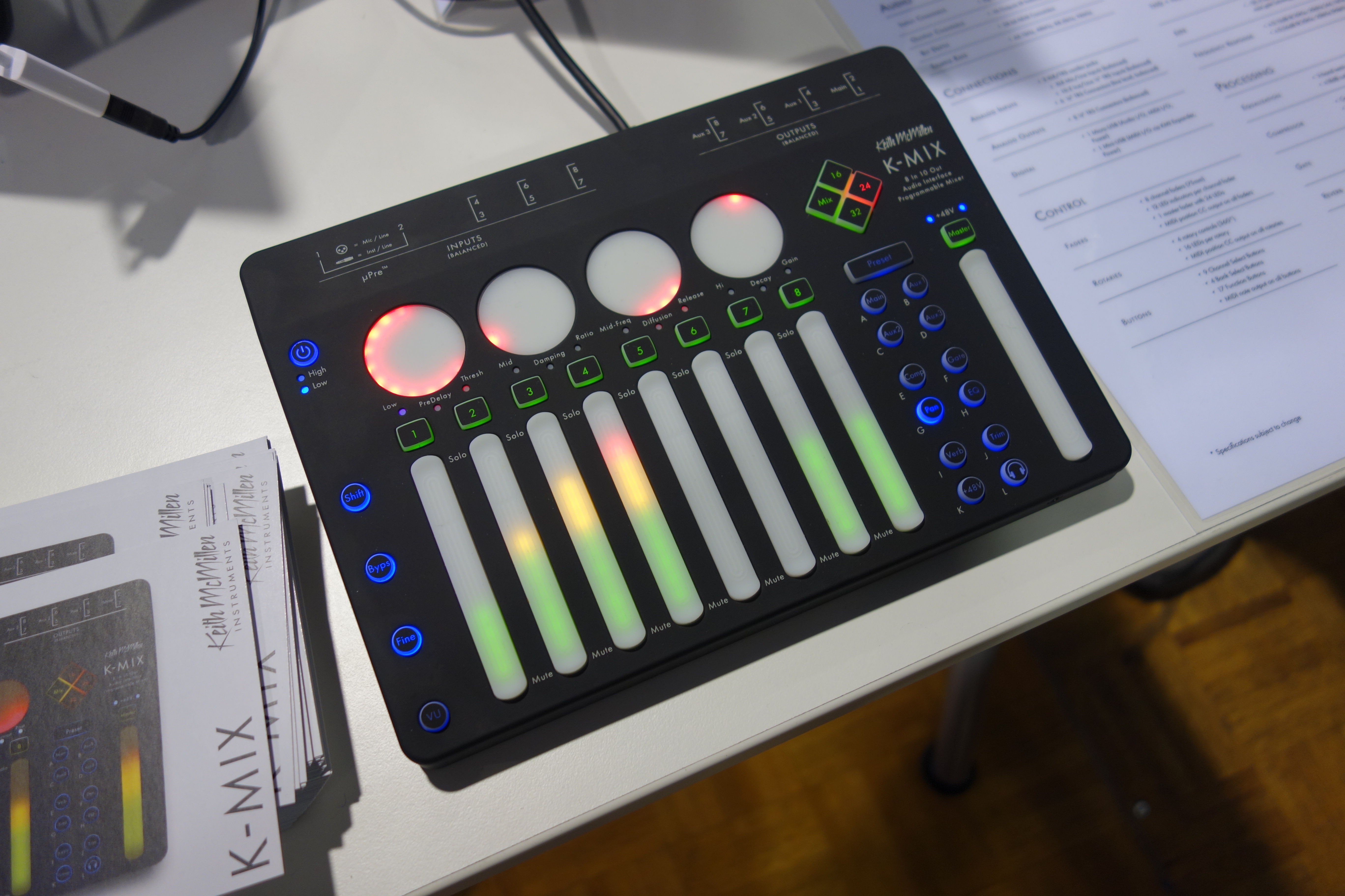 File:Keith K-MIX audio interface + programmable mixer control surface - 2015 NAMM - DSC00376.jpg - Wikimedia Commons