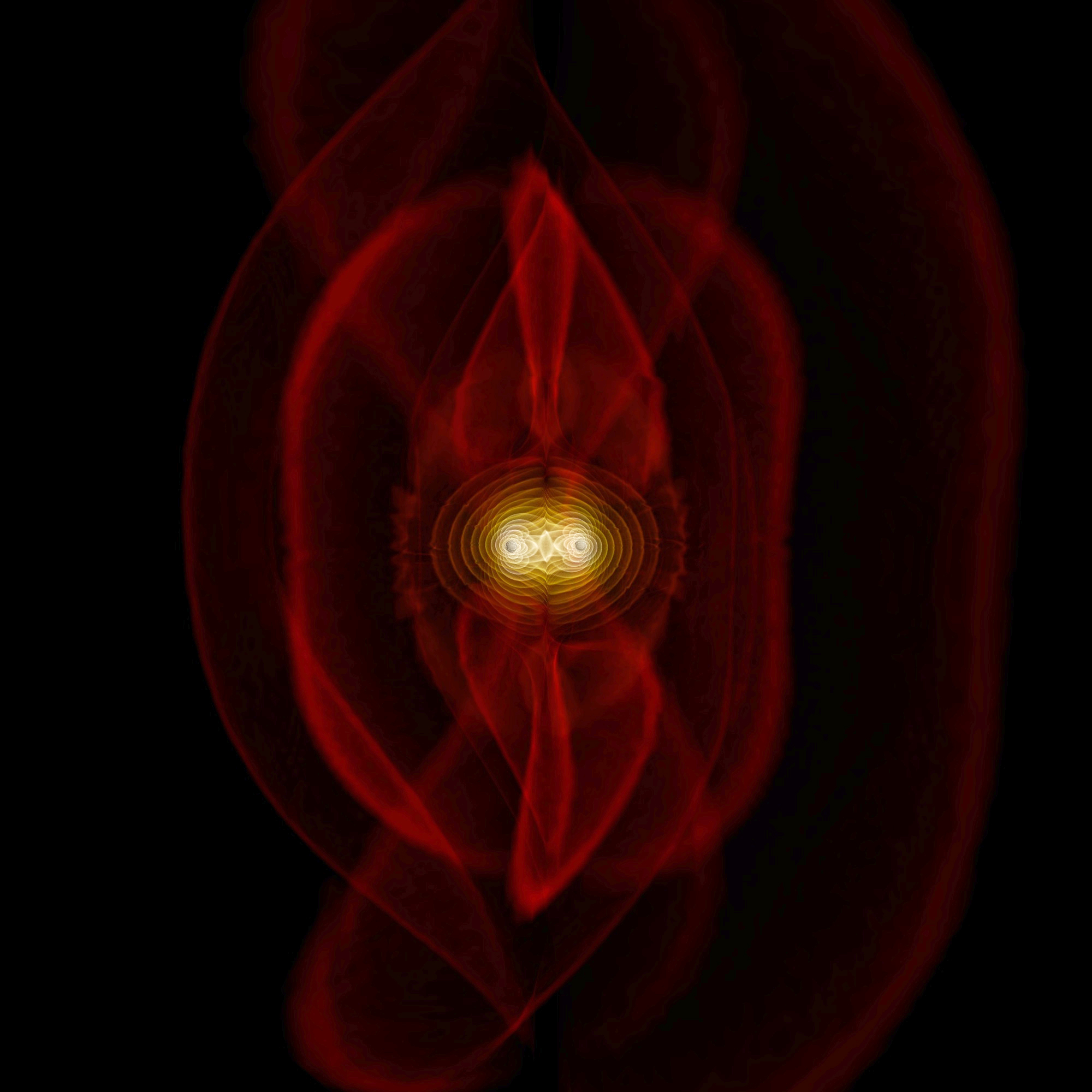 nasa black hole merger simulation