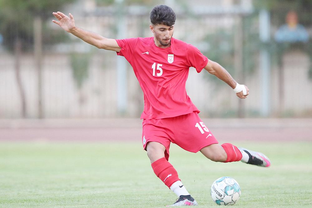 Askari with [[Iran national under-17 football team|Iran U17]] in 2023