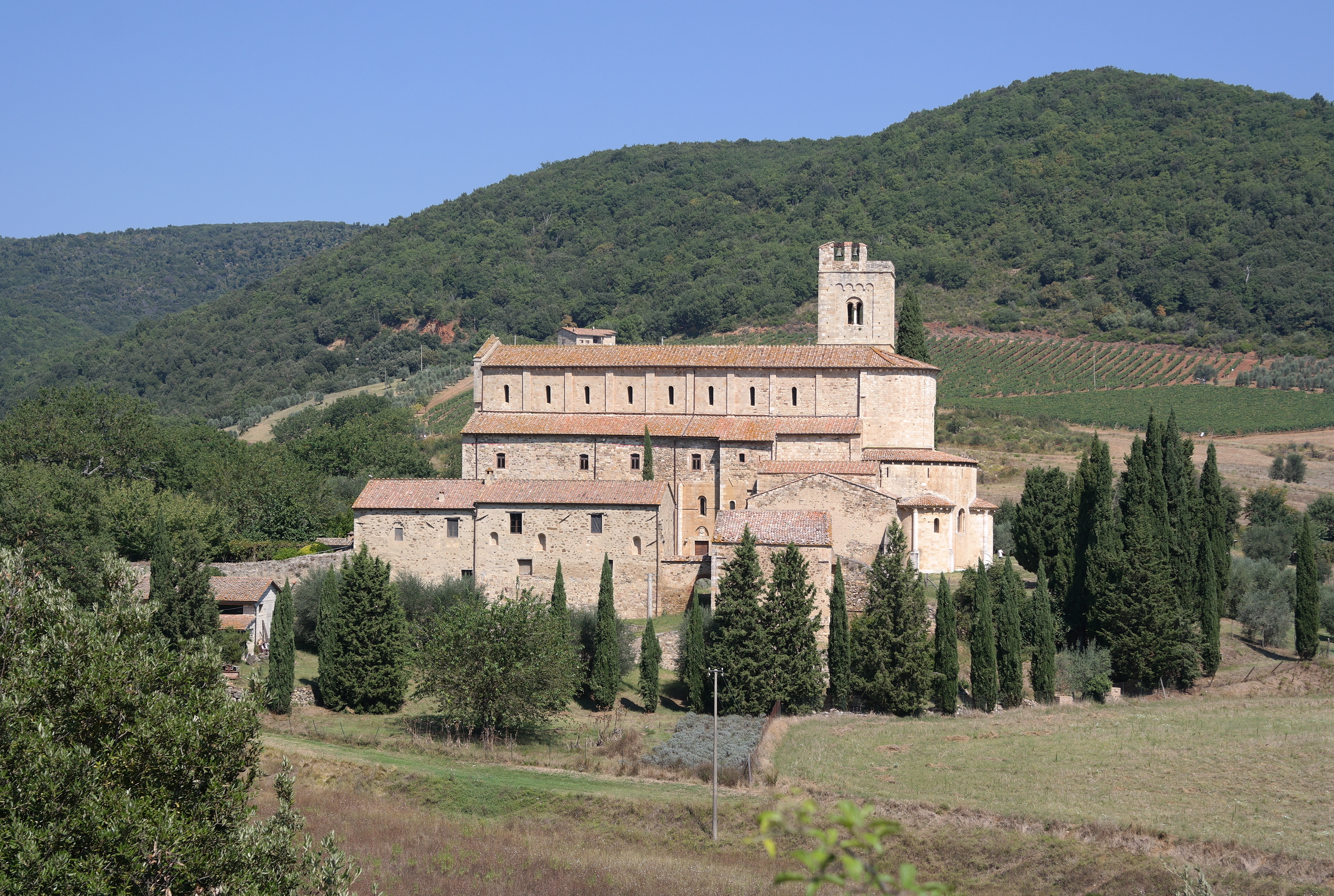 L'Abbazia di Sant'Antimo(Montalcino, Toscana, Italia)