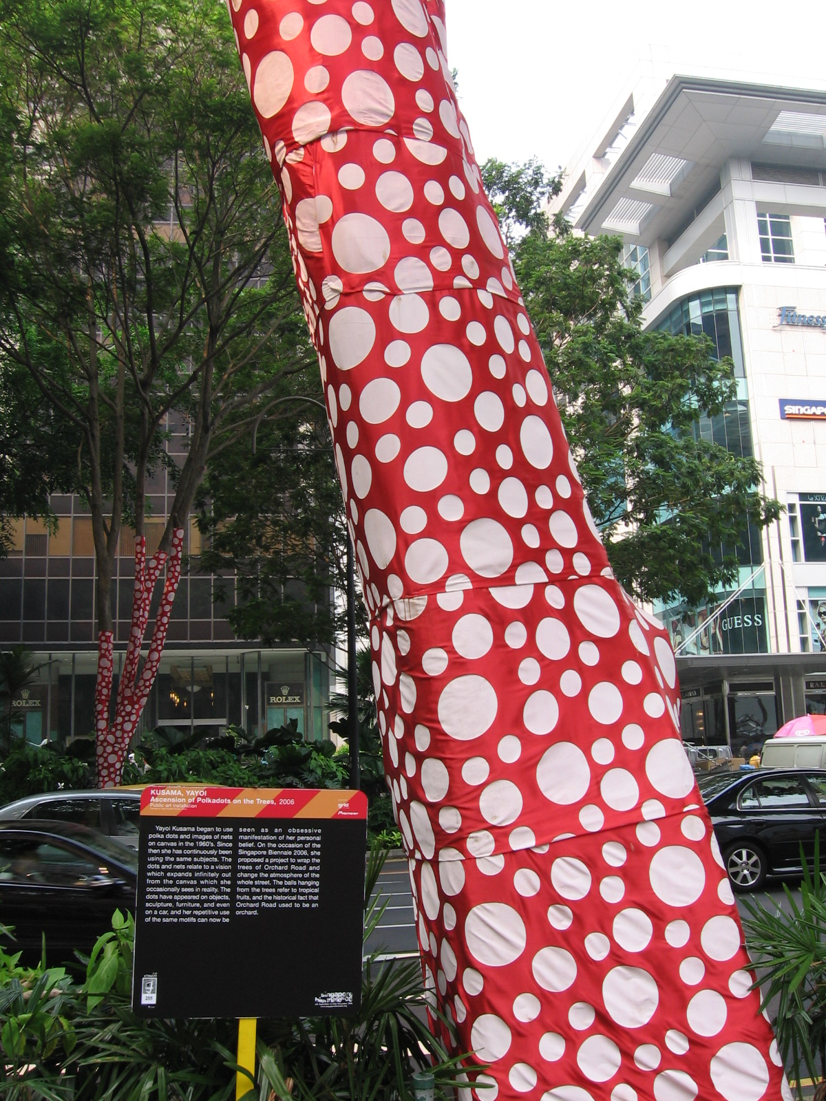 Ascension of Polkadots on the Trees, 2006 - Yayoi Kusama 