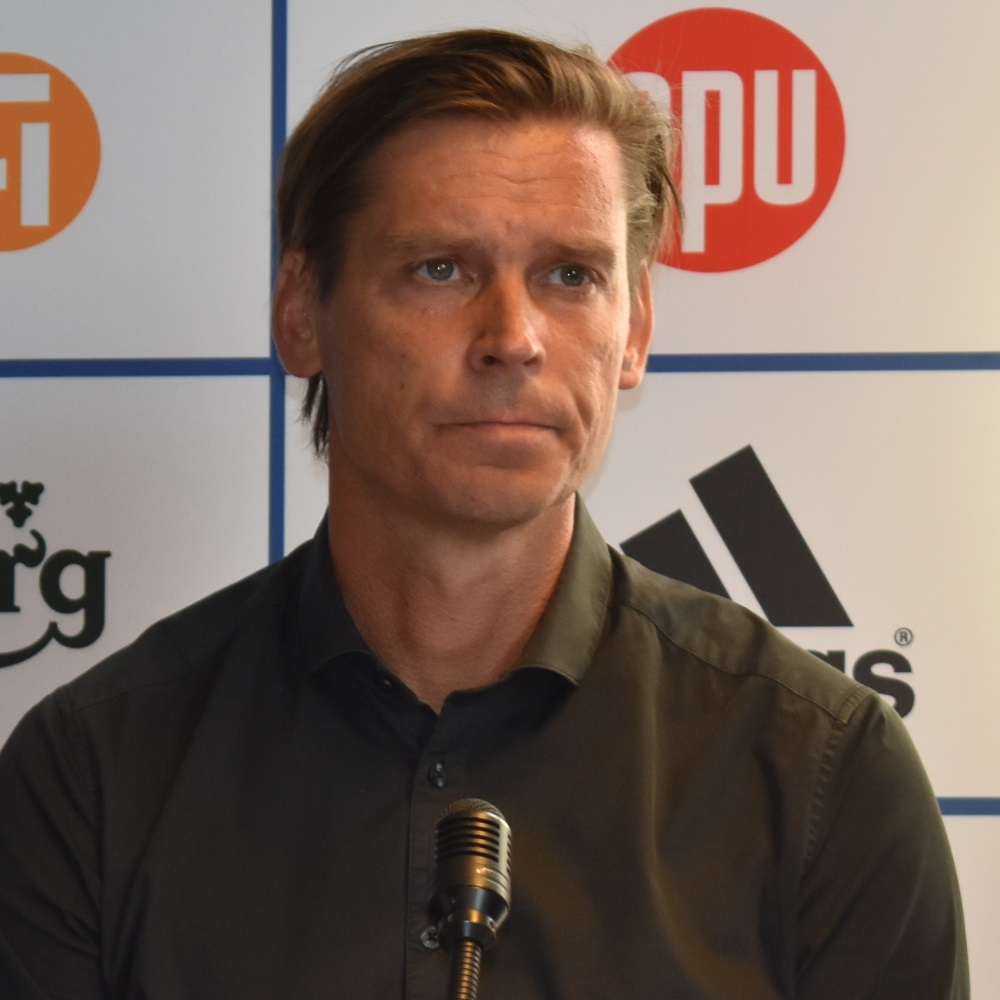 Petri Vuorinen with [[Vaasan Palloseura|VPS]] in 2018.