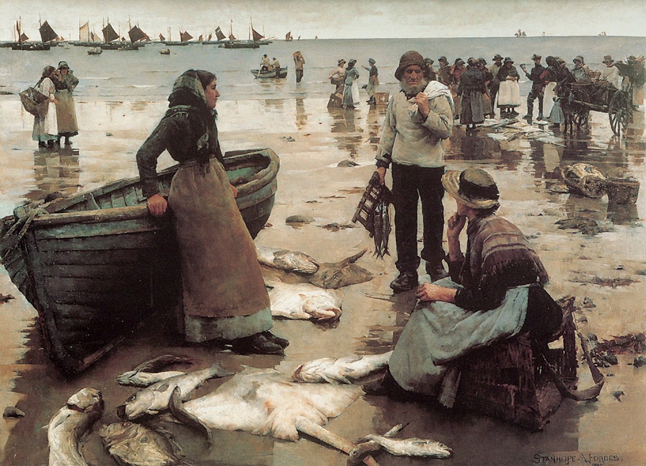 A Fish Sale on a Cornish Beach - Wikipedia