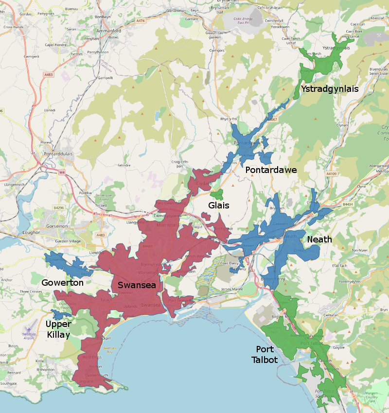 Swansea urban area