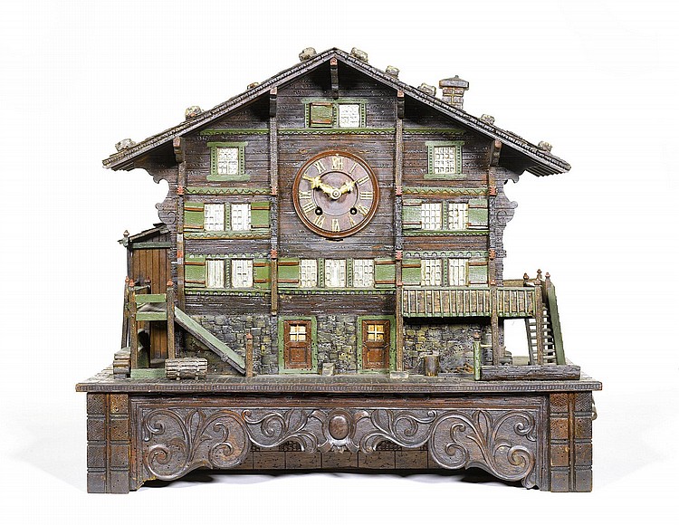 File:Swiss cuckoo clock, ca. 1900.jpg