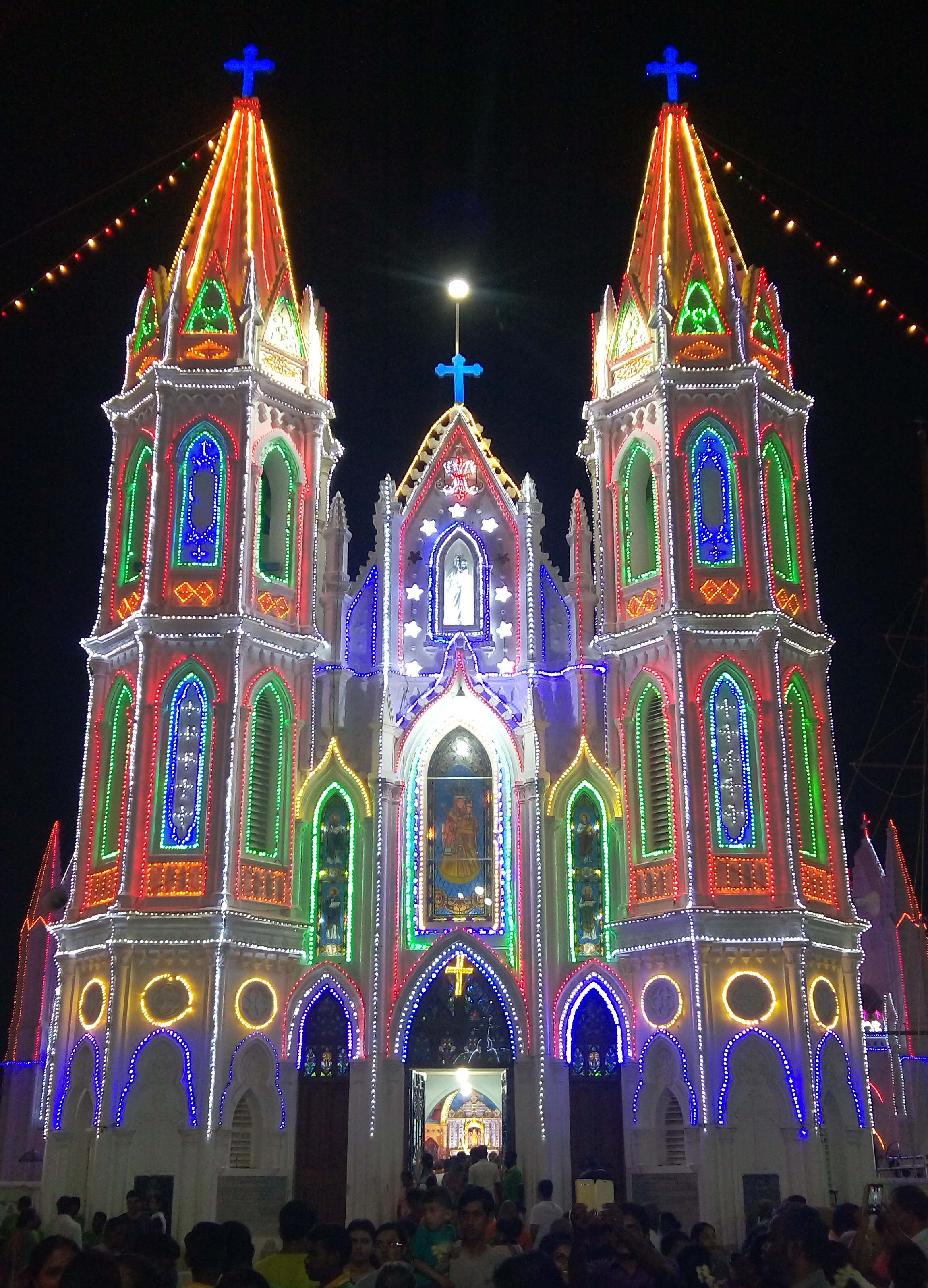 Velankanni church at Tamil Nadu,
Virgin Mary