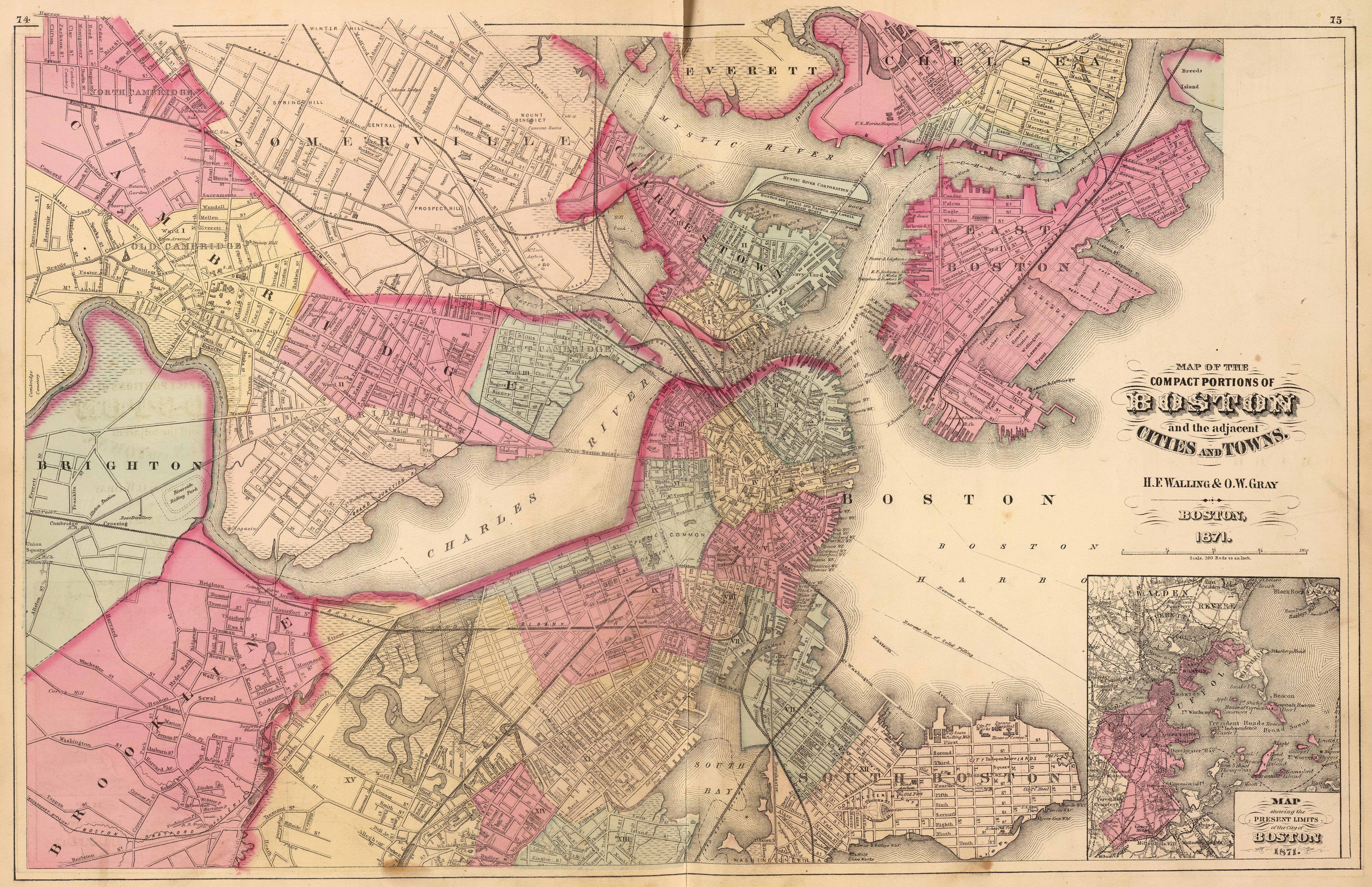 File:1871 Boston map by H. F. Walling u0026 Orm Gray.jpg - Wikipedia