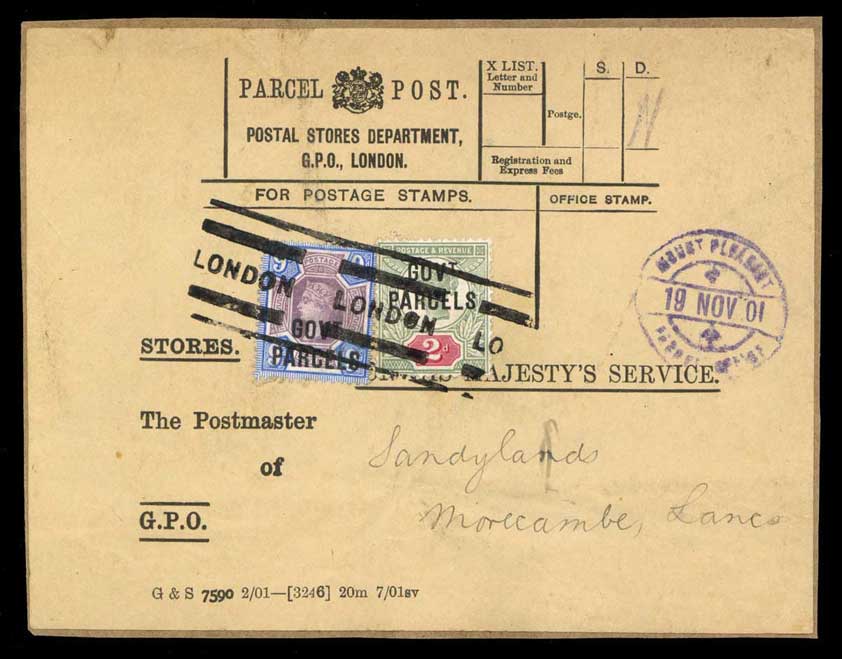 parcel post label