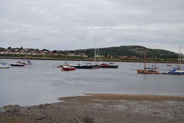 File:Boats moored on the River Conwy - geograph.org.uk - 1479514.jpg