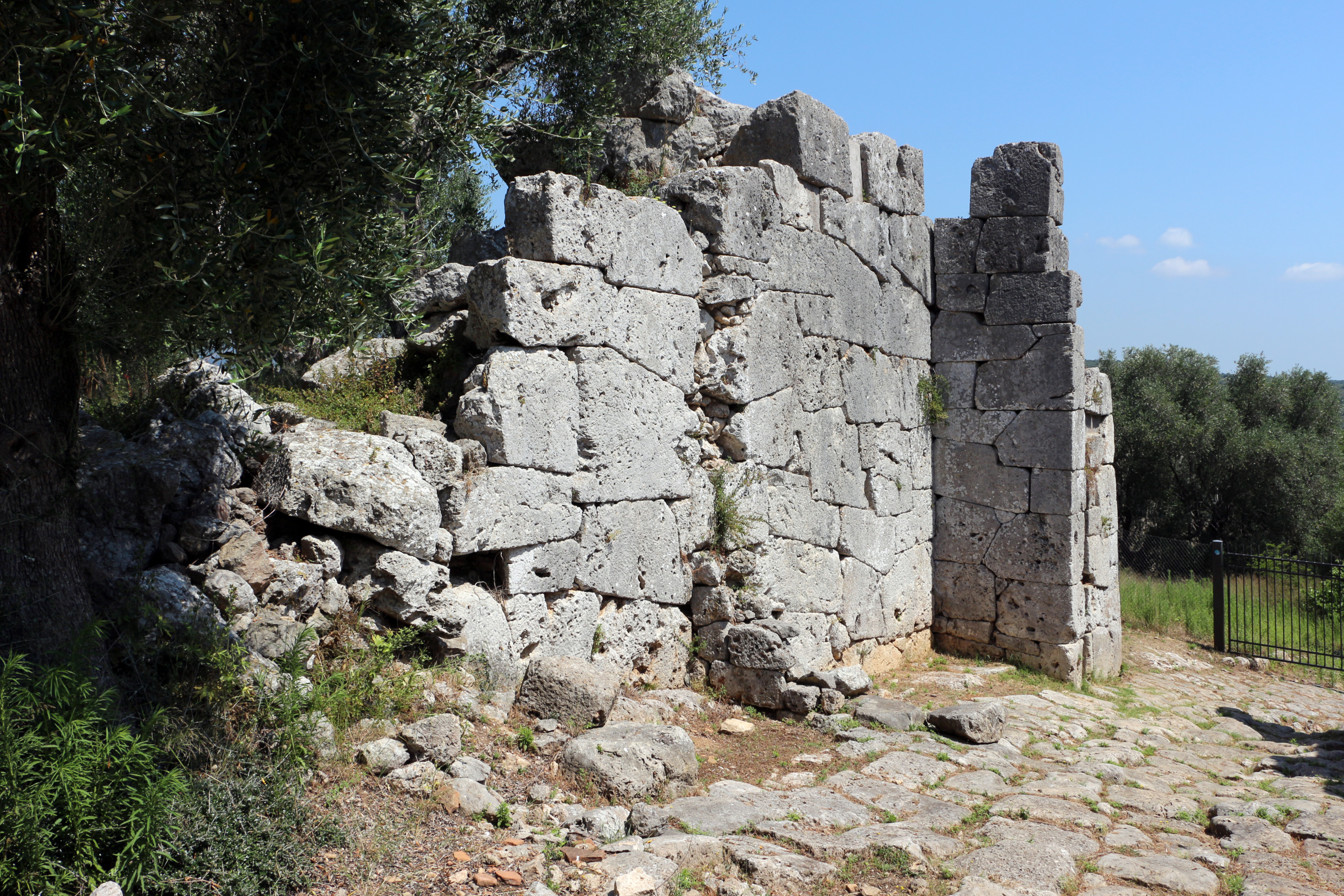 I resti dell'antica colonia romana di Cosa, le mura ciclopiche