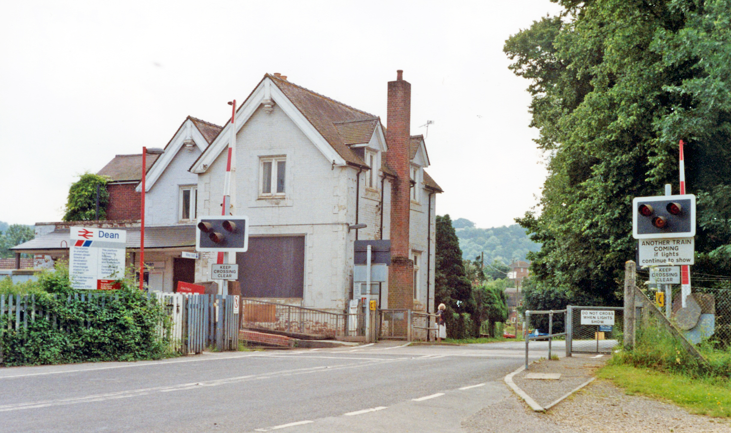 Dean railway station