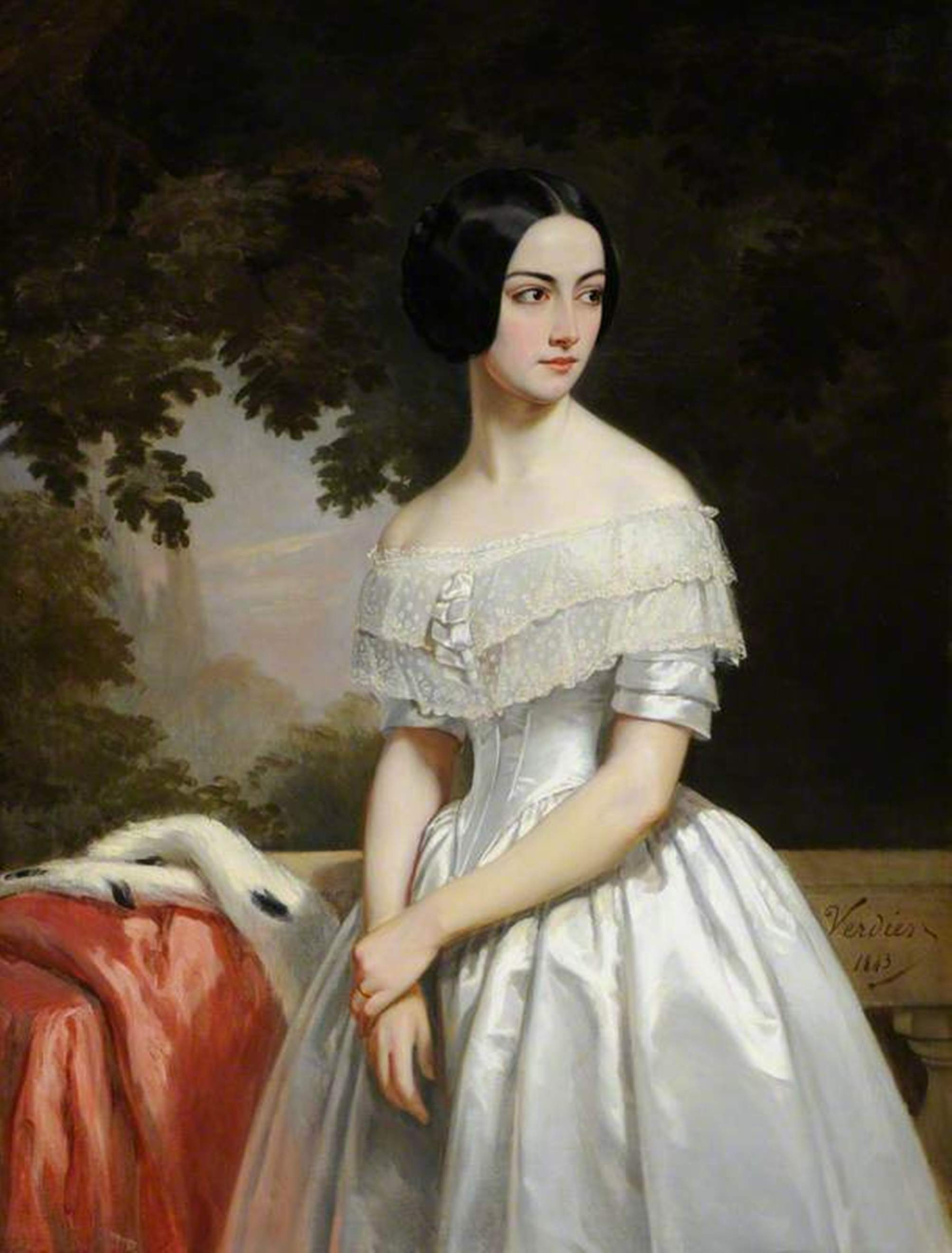 Графине де ла кур. Кармен Агуадо герцогиня де Монморанси. Портрет Кармен Агуадо Винтерхальтер.